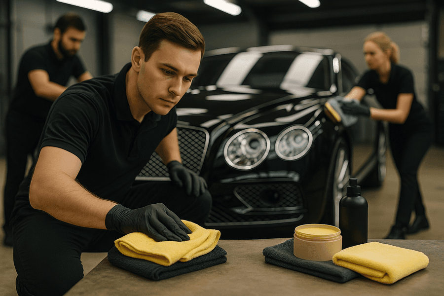 Mantén tu vehículo de lujo impecable con técnicas especializadas para el cuidado exterior e interior, asegurando su elegancia y prestigio cada día.