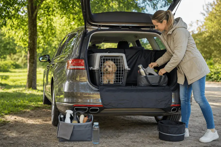Viajar con mascotas y mantener el coche limpio es posible: usa fundas, barreras, jaulas y entretenimiento. Haz paradas, controla olores y planea bien.