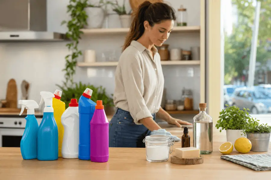 Optar por productos de limpieza ecológicos protegen la salud y el medio ambiente. Usan ingredientes naturales sin residuos dañinos y son económicos a largo plazo.